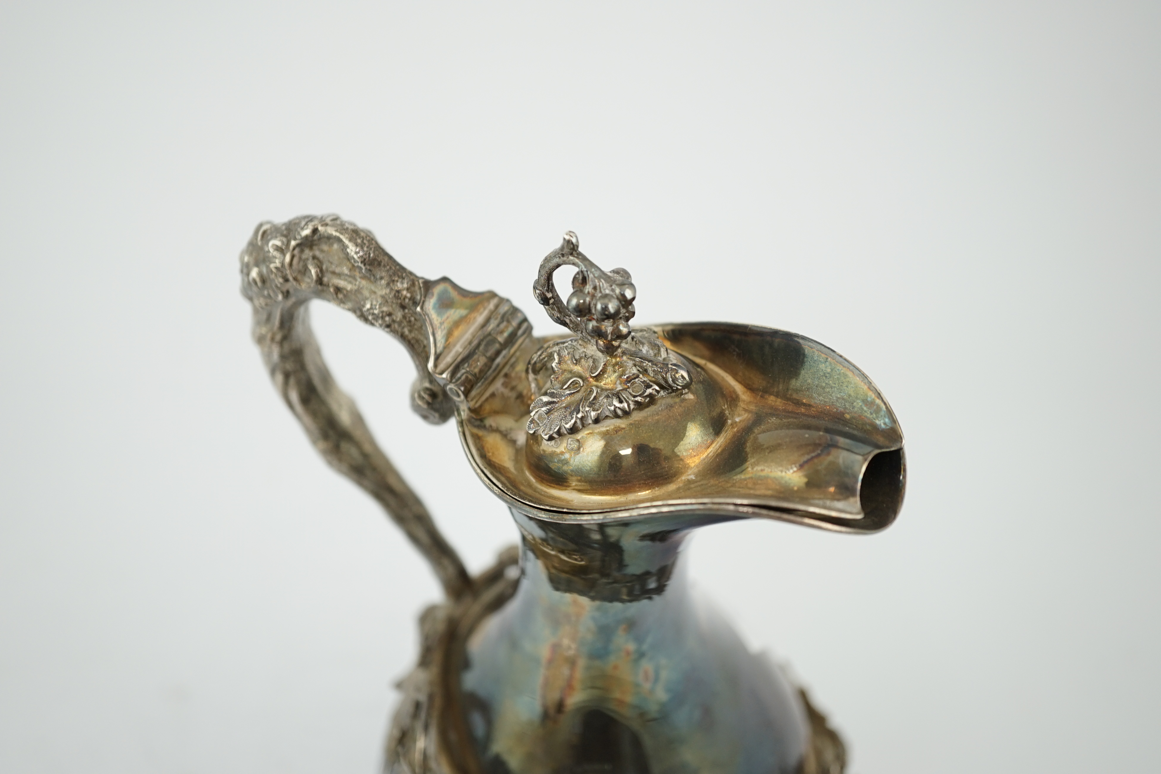 A Victorian silver claret jug, by Fenton Brothers of Sheffield